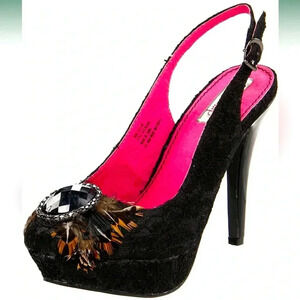 Two Lips Women's Accolade Slingback Sandal Heel